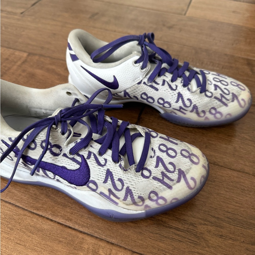 Nike Women's Shoes - White and Purple